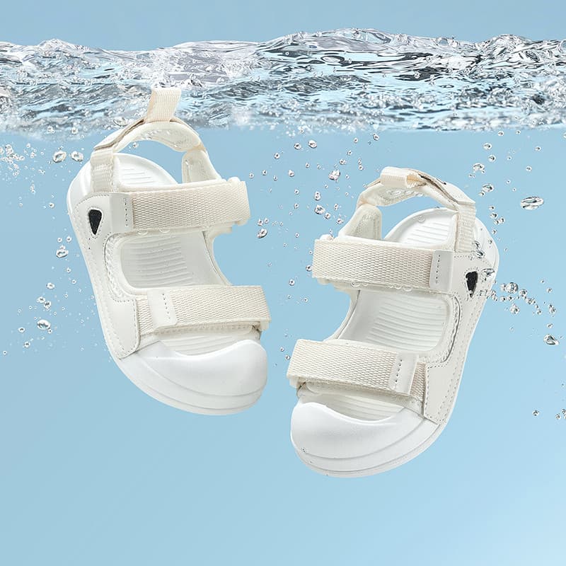 รองเท้าหัดเดินสำหรับเด็ก อายุ 14-19 ซม. สีบริสุทธิ์ เหมาะสำหรับวัยเรียนรู้การเดิน รูปที่ 5