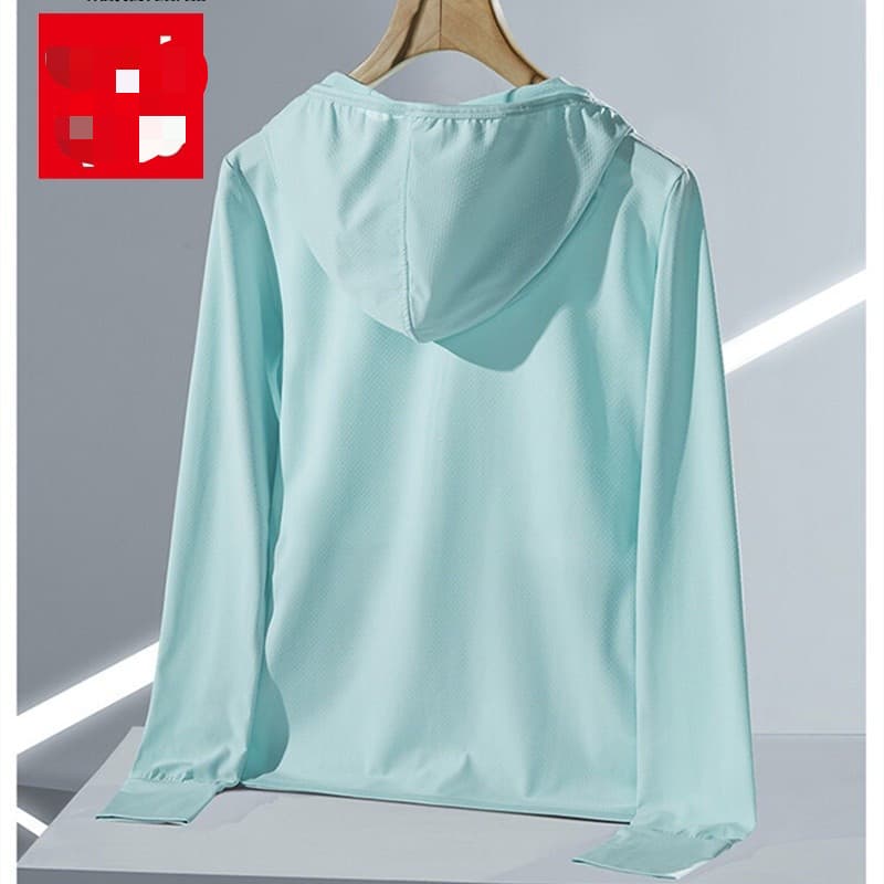 Linke เสื้อกันยูวี UPF50+ เสื้อแจ็กเก็ตแขนยาว มีฮู้ด แต่งซิป ไร้รอยต่อ เหมาะกับใส่เล่นโยคะ ออกกําลังกาย สําหรับผู้หญิง รูปที่ 5