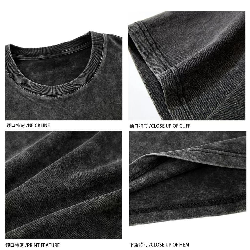 Woo Right 280g เสื้อวินเทจงานฟอก ลายเท่ๆ ขายถูก รูปที่ 5