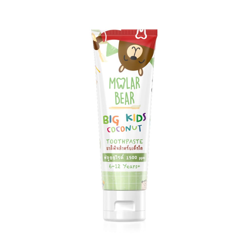 Mall Molar Bear 6 ขวบ+ ยาสีฟันเด็ก รุ่น Big Kids ฟลูออไรด์ 1500 ppm โมล่าร์แบร์ รูปที่ 2
