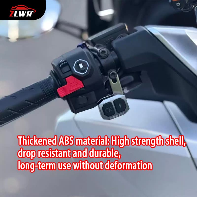 ZLWR เข้ากันได้กับpcx160、adv350 750、forza350 750, อุปกรณ์เสริมการปรับเปลี่ยนปุ่มต่อแตรpcx160、adv350 750、forza350 750ปุ่มต่อสวิตซ์, ผลิตภัณฑ์ตกแต่งรถจักรยานยนต์ รูปที่ 3