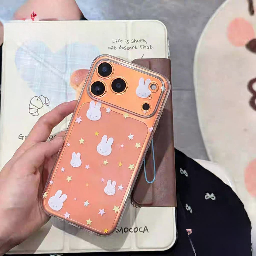เคสไอโฟน15 สำหรับIPhone 17 11 15 13 Air 12 16 14 Pro Max X XR 14 7 16 15 8 Plus ฮิต เคสใส ลายมิฟฟี้กระต่าย น่ารัก2026 รูปที่ 5