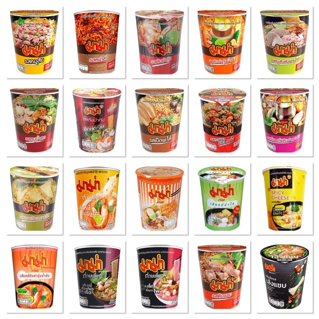 Mama Cup มาม่า คัพ บะหมี่กึ่งสำเร็จรูป มีหลายรสชาติให้เลือก รูปที่ 1