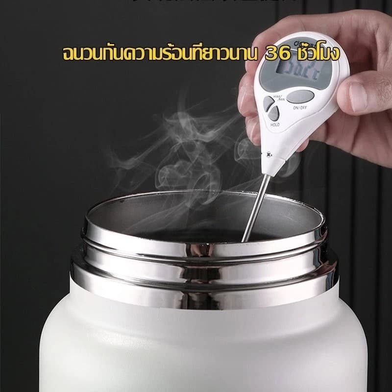 4600ml กระบอกน้ำเก็บอุณหภูมิ 4.6L ขวดน้ำสแตนเลส กระบอกน้ำ กระบอกน้ำเก็บความเย็น แก้วน้ำ ถ้วยน้ำความจุขนาดใหญ่ รูปที่ 6
