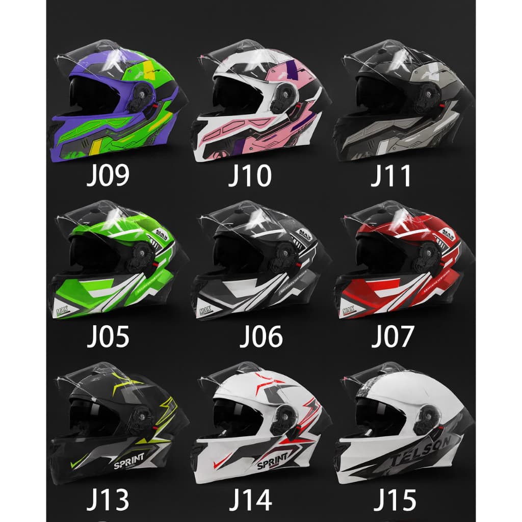 AP Premium หมวกกันน็อคเปิดคาง หมวกันน๊อค หมวกกันน๊อคเต็มใบ Helmet กระจก2ชั้นHD รูปที่ 3