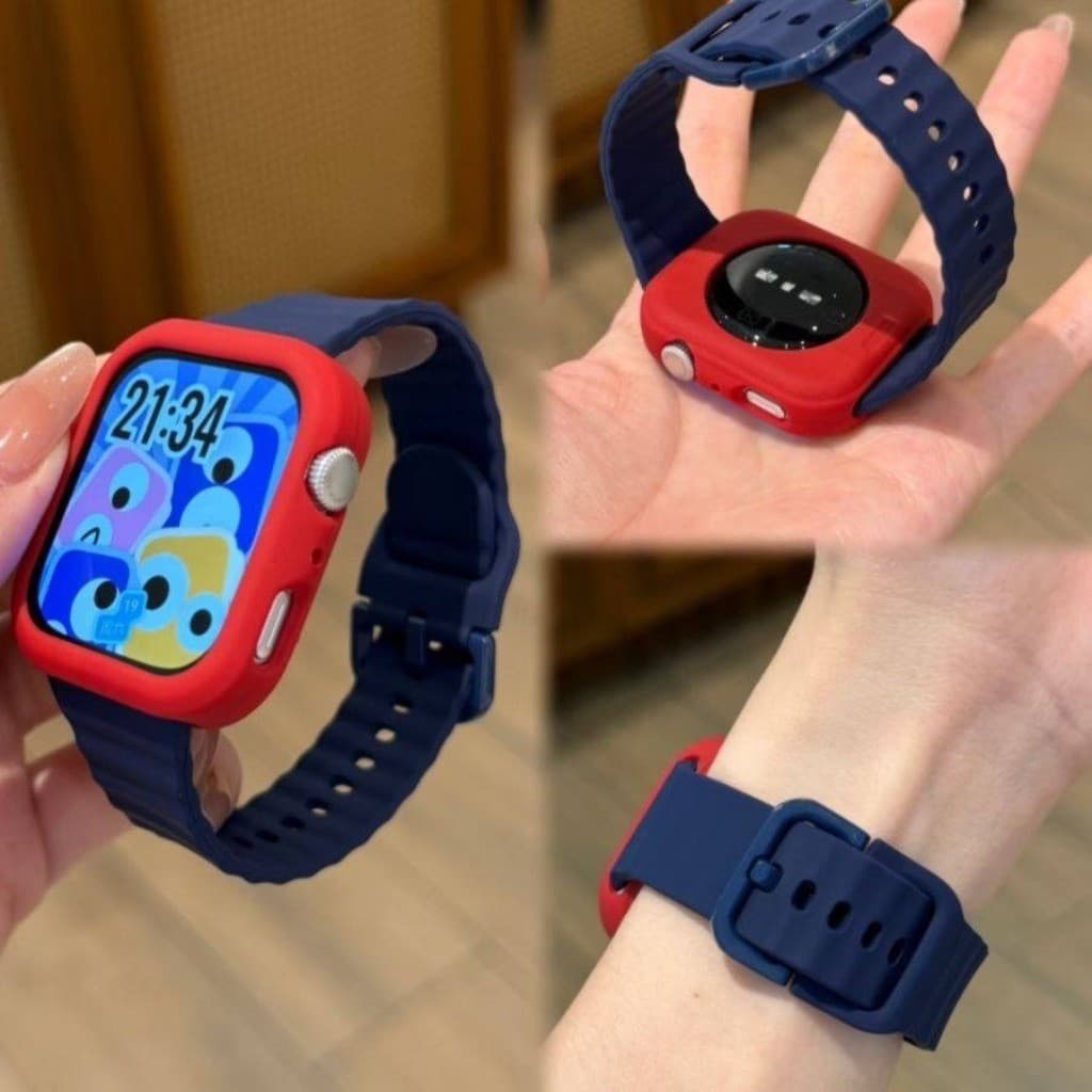 2 in 1 สายรัดซิลิโคนเหลว Soft Shell สําหรับ Huawei Watch Fit4Pro Fit3,สร้อยข้อมือสายรัดข้อมือกีฬาที่ทนทานและเคสป้องกันสําหรับ Fit4 รูปที่ 6
