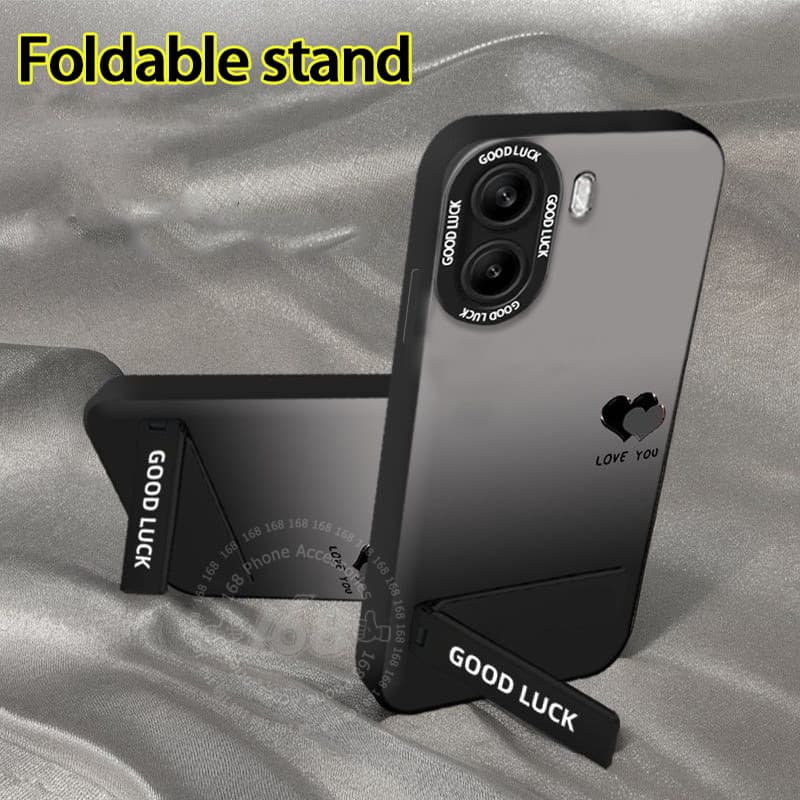 เคส OPPO A6X A6S A6t A6 เคส OPPO A6t Pro เคสไล่สีรูปหัวใจ กันกระแทก พร้อมที่ป้องกันเลนส์กล้อง หนังสายนำโทรศัพท์ ซิลิโคนด้านนุ่มกันลายนิ้วมือ สำหรับเด็กผู้ชาย เด็กผู้หญิง และนักเรียน รูปที่ 3