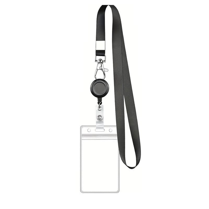 ซองบัตร PVC แบบตั้ง/นอน พร้อมสายคล้องปรับได้ หัวเข็มขัดยืดหด ใช้บัตรเพียงใบเดียว สะดวกปล่อยมือ รูปที่ 2
