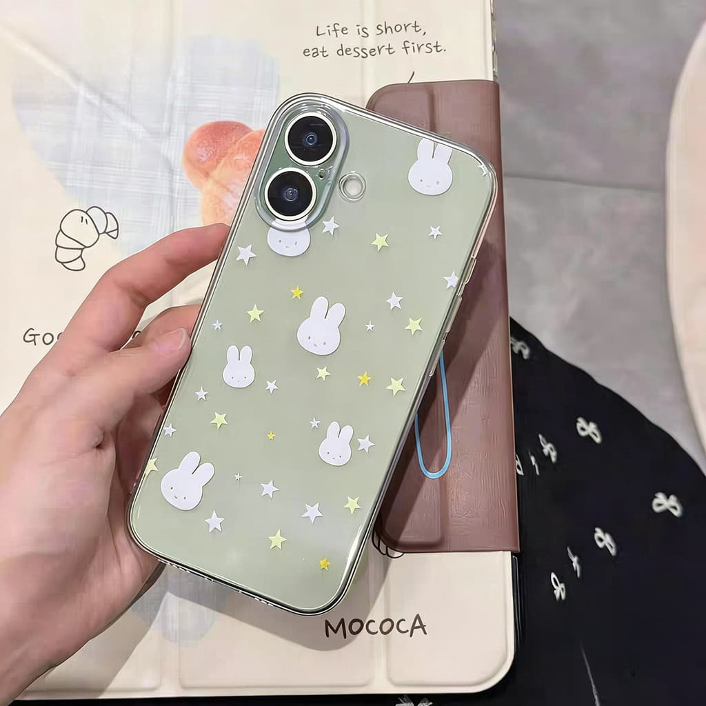 เคสไอโฟน15 สำหรับIPhone 17 11 15 13 Air 12 16 14 Pro Max X XR 14 7 16 15 8 Plus ฮิต เคสใส ลายมิฟฟี้กระต่าย น่ารัก2026 รูปที่ 6