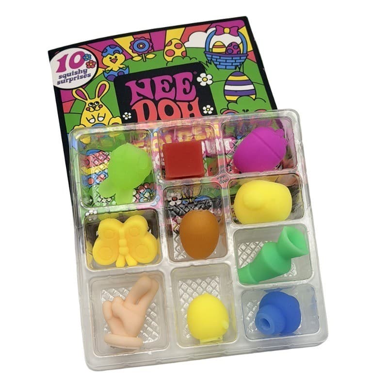 NeeDoh Teenie Swirl ความเครียดบรรเทาของเล่นของขวัญ 24 ชิ้น NeeDoh Advent ปฏิทิน Cave กล่อง Squishy ของเล่น รูปที่ 8