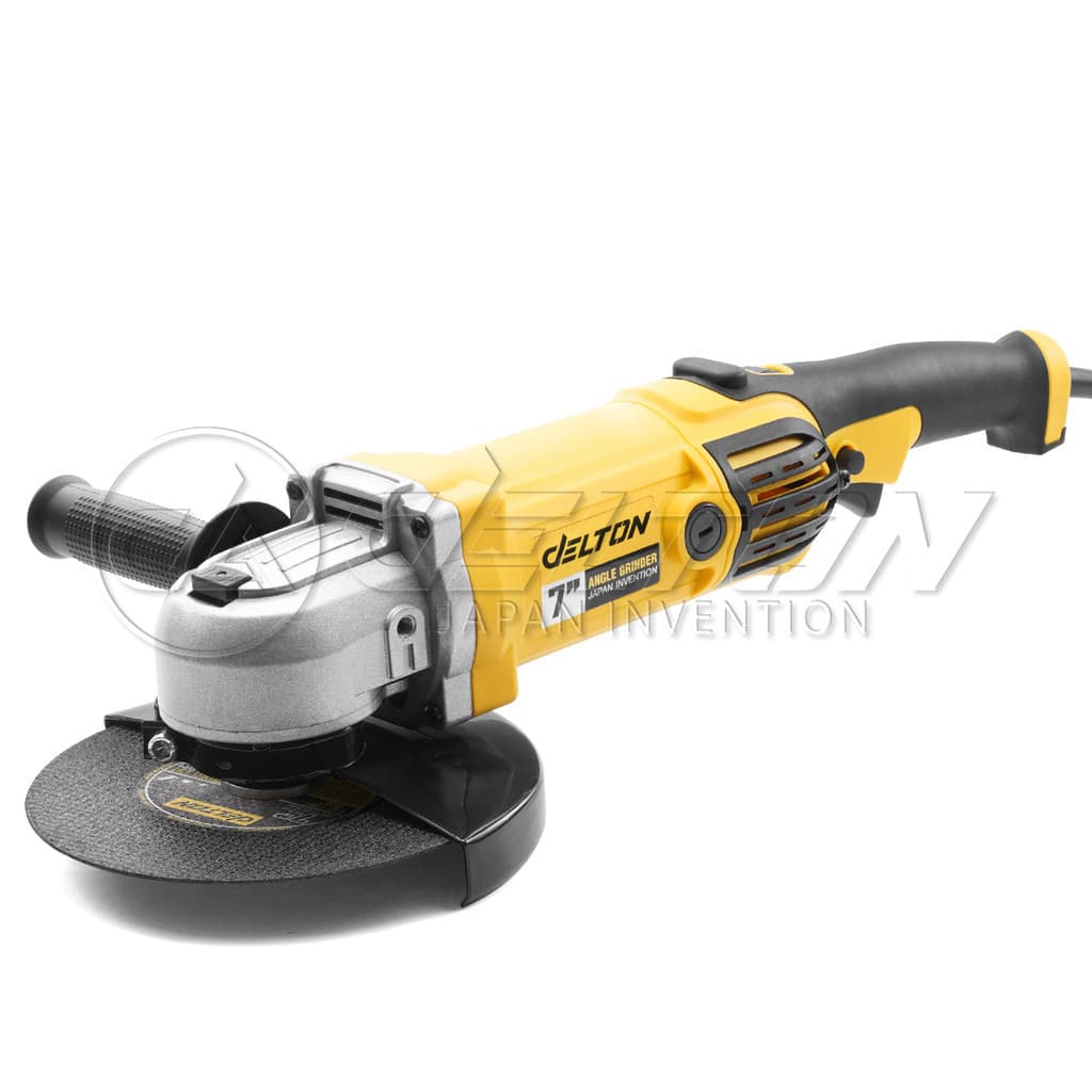 DELTON เครื่องเจียรไฟฟ้า 7 นิ้ว 2200 วัตต์ Angle Grinder รุ่น DT-701B พร้อมด้ามจับ และฝาครอบป้องกัน แถมฟรี ใบตัด 6 แผ่น รูปที่ 2