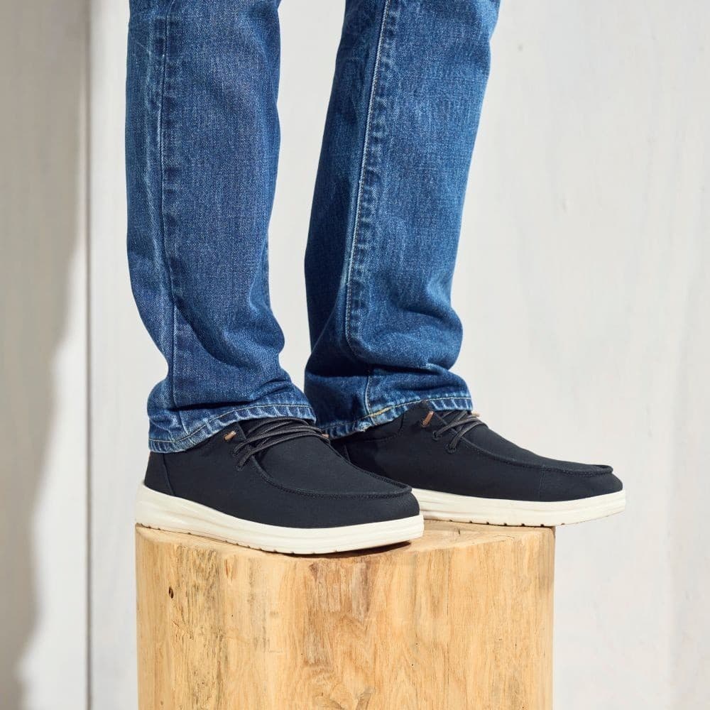 HEYDUDE รองเท้าลำลองผู้ชาย PAUL CANVAS รุ่น HD 43151-001 - BLACK รูปที่ 6