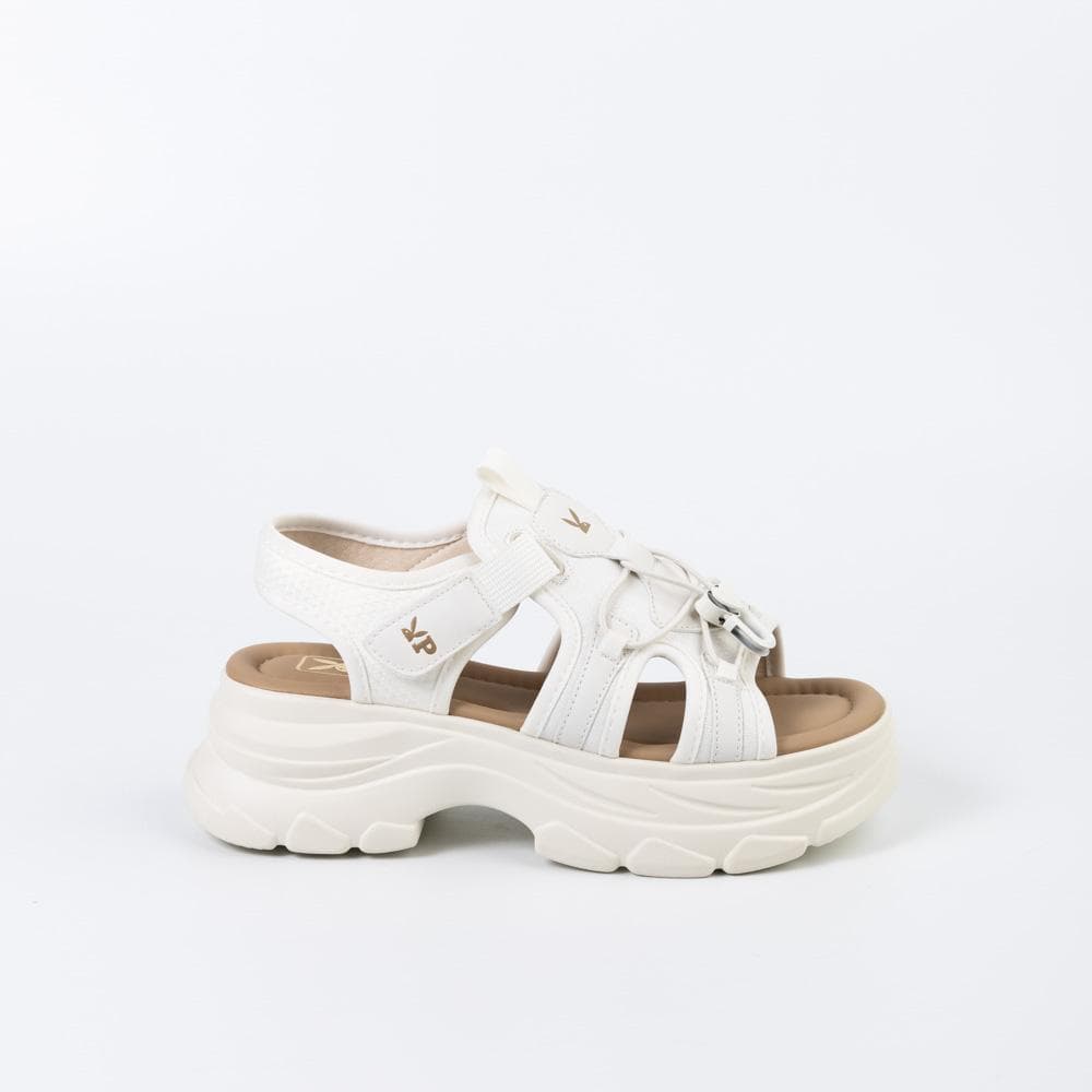Playboy รุ่น Kady Slingback Sandals รองเท้าแตะรัดส้น รหัสST-H261C1244-WH ดีไซน์รัดส้นทรงส้นตึกสปอร์ต สีMilkky รูปที่ 2