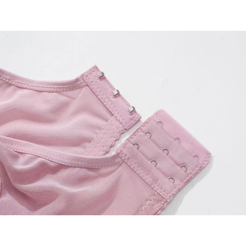 เสื้อในไร้โครง ลายลูกไม้ D7070 คัพD มี 3ตะขอ ใส่สบาย ของส่งจากกรุงเทพ Women ผู้หญิง Lady Clothing รูปที่ 7