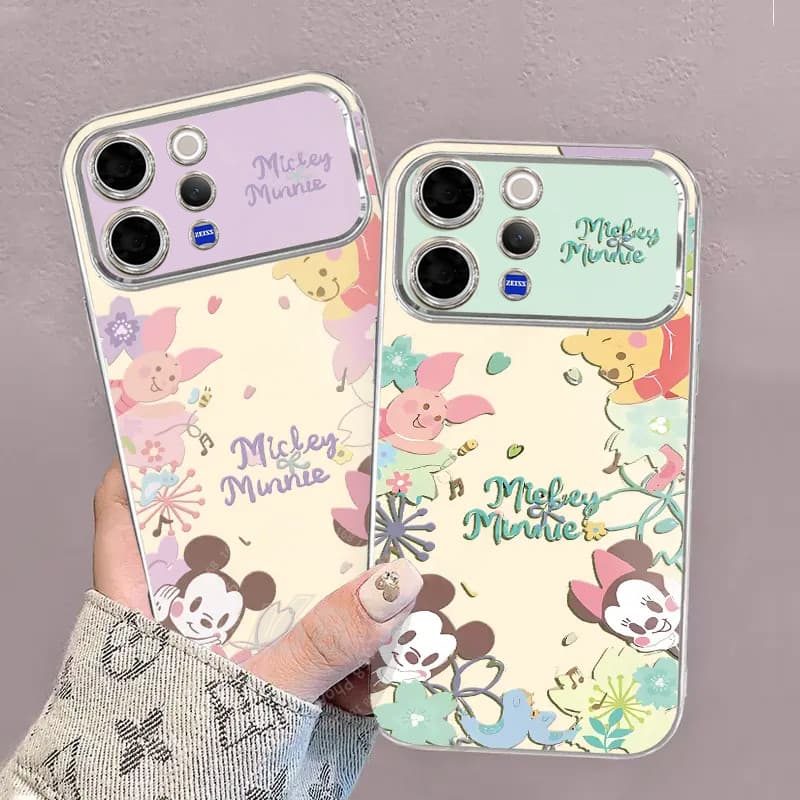 เคส Vivo V70 Case เคสลายการ์ตูนน่ารัก ดอกไม้ การ์ตูนมิกกี้ มินนี่เมาส์ เคสกันกระแทก ซิลิโคนเคลือบนุ่ม สำหรับเด็กผู้หญิง เด็กผู้ชาย นักเรียน รูปที่ 1