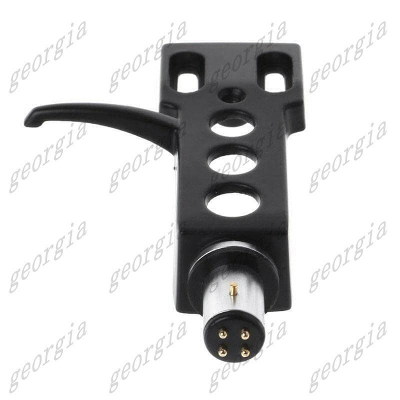 gorg331 ชิ้น Phono Turntable Headshell Mount Phonoograph ผู้ถือหัว Stylus ตะกั่วลวดโลหะสีดําสําหรับ LP Disc เครื่องเล่นบันทึก รูปที่ 6