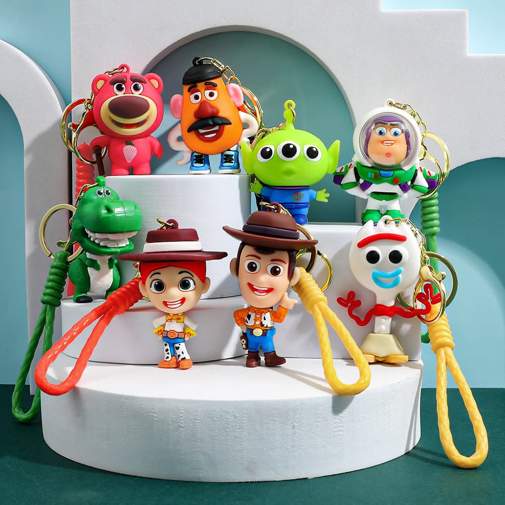กุญแจ Toy Story ตัวละครคลาสสิก | PVC ของขวัญเด็ก ของสะสม กระเป๋า/กุญแจรถ​ รูปที่ 1