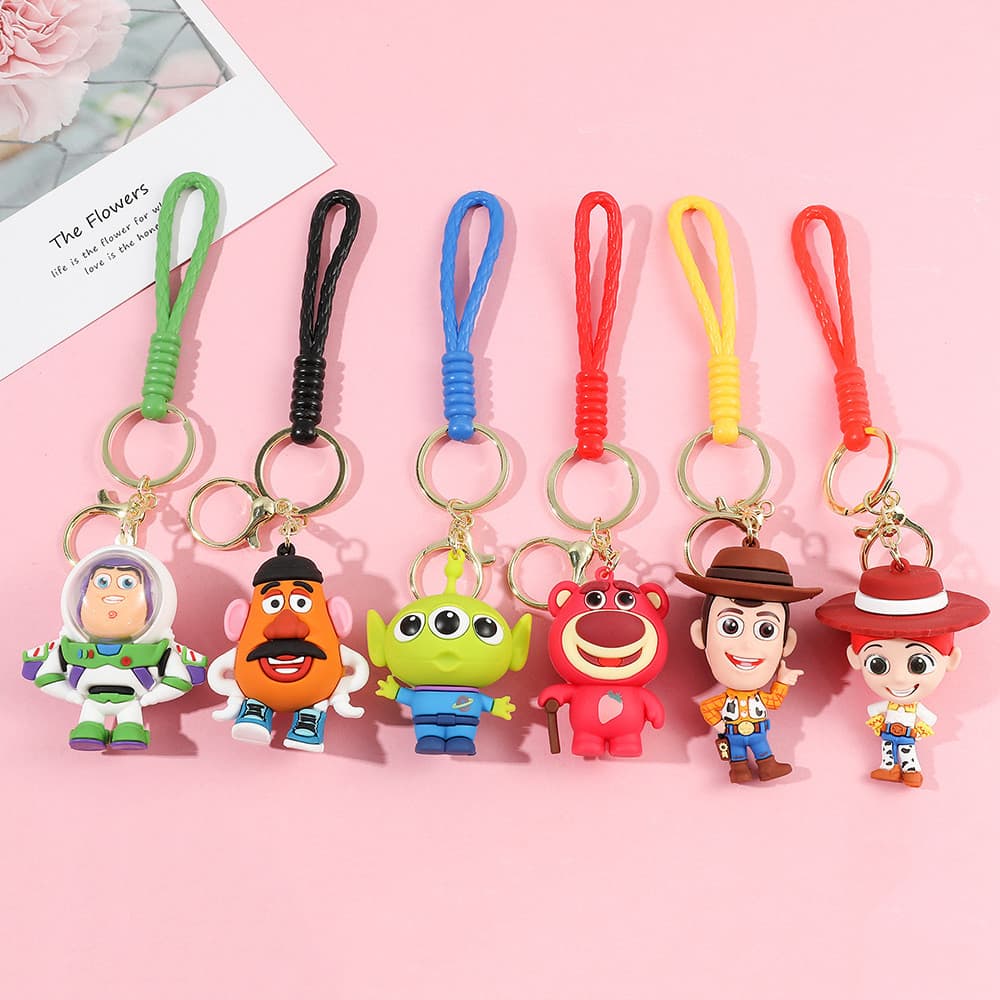 กุญแจ Toy Story ตัวละครคลาสสิก | PVC ของขวัญเด็ก ของสะสม กระเป๋า/กุญแจรถ​ รูปที่ 4