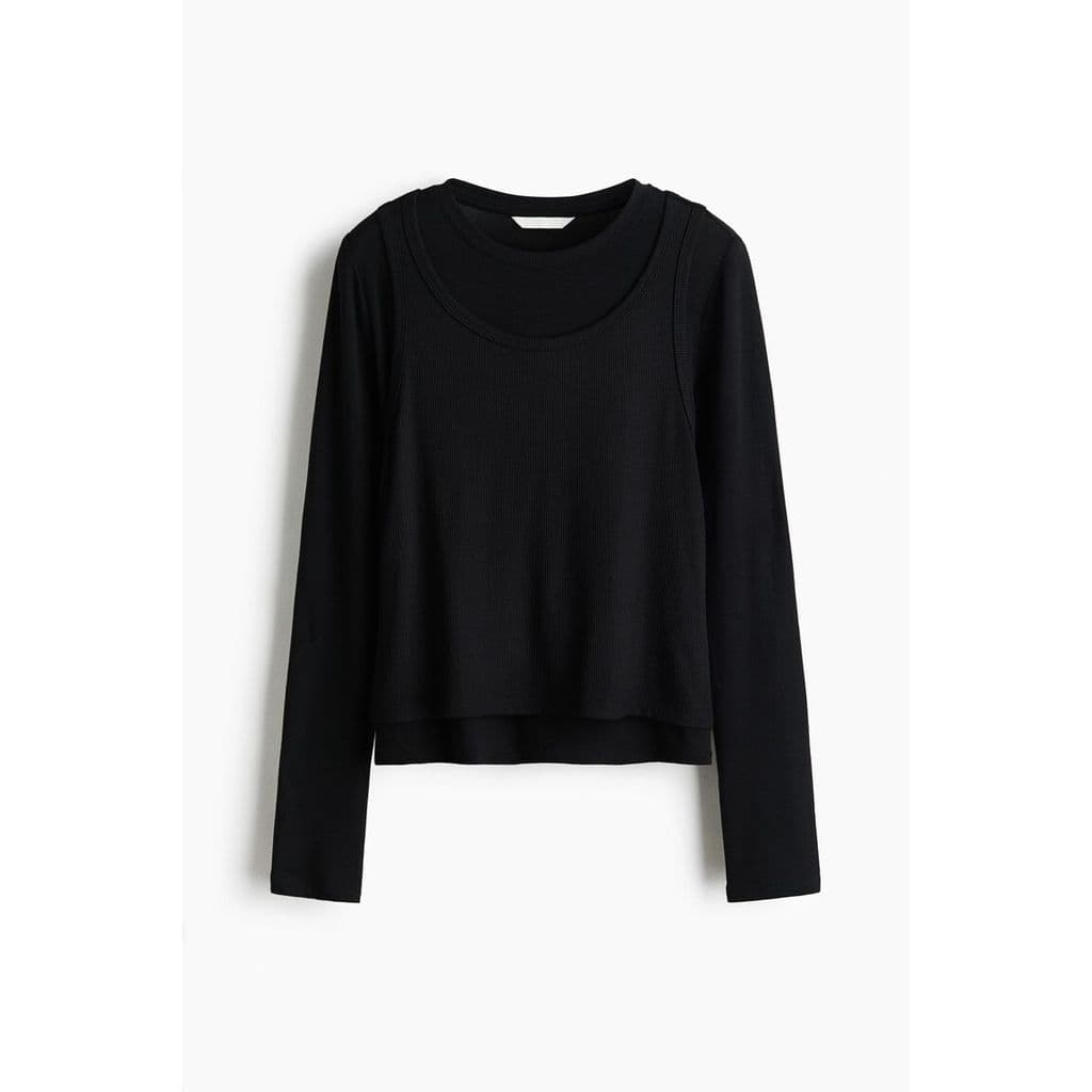 H&M เสื้อทับเลเยอร์ Women Layered top 1322606_1 รูปที่ 5