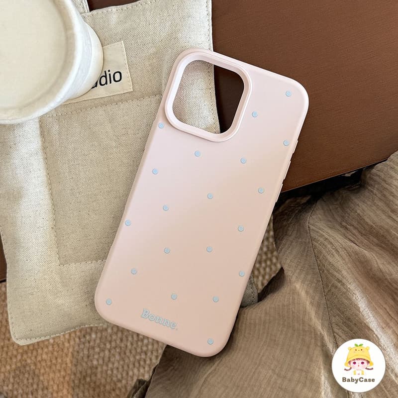 เคสสำหรับ iPhone 17 14 15 11 16 12 13 Pro Max 15 Pro 16E 16 14 15 Plus เคสโทรศัพท์ลายจุดหลากสี เรียบง่ายและดูดีมีสไตล์ รูปที่ 2