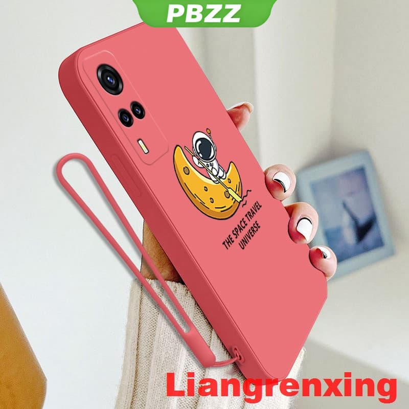 PBZZ เคส VIVO Y31 2021 เคสโทรศัพท์มือถือ ซิลิโคนนิ่ม กันกระแทก ลายนักบินอวกาศ สําหรับ VIVO Y31 2021 YTXJY01 น่ารัก ลายการ์ตูน กันกระแทก รูปที่ 4