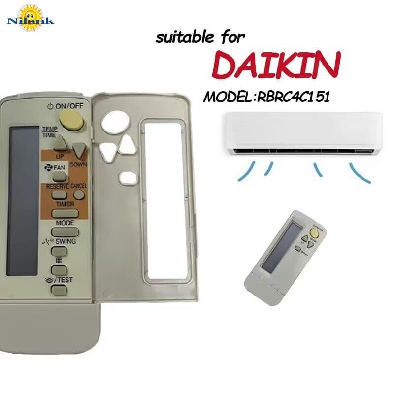 remote รีโมทแอร์ Daikin รีโมท BRC4C151 BRC4C152 BRC4C153 BRC4C154 BRC4C155 BRC4C156 BRC4C157 รูปที่ 1