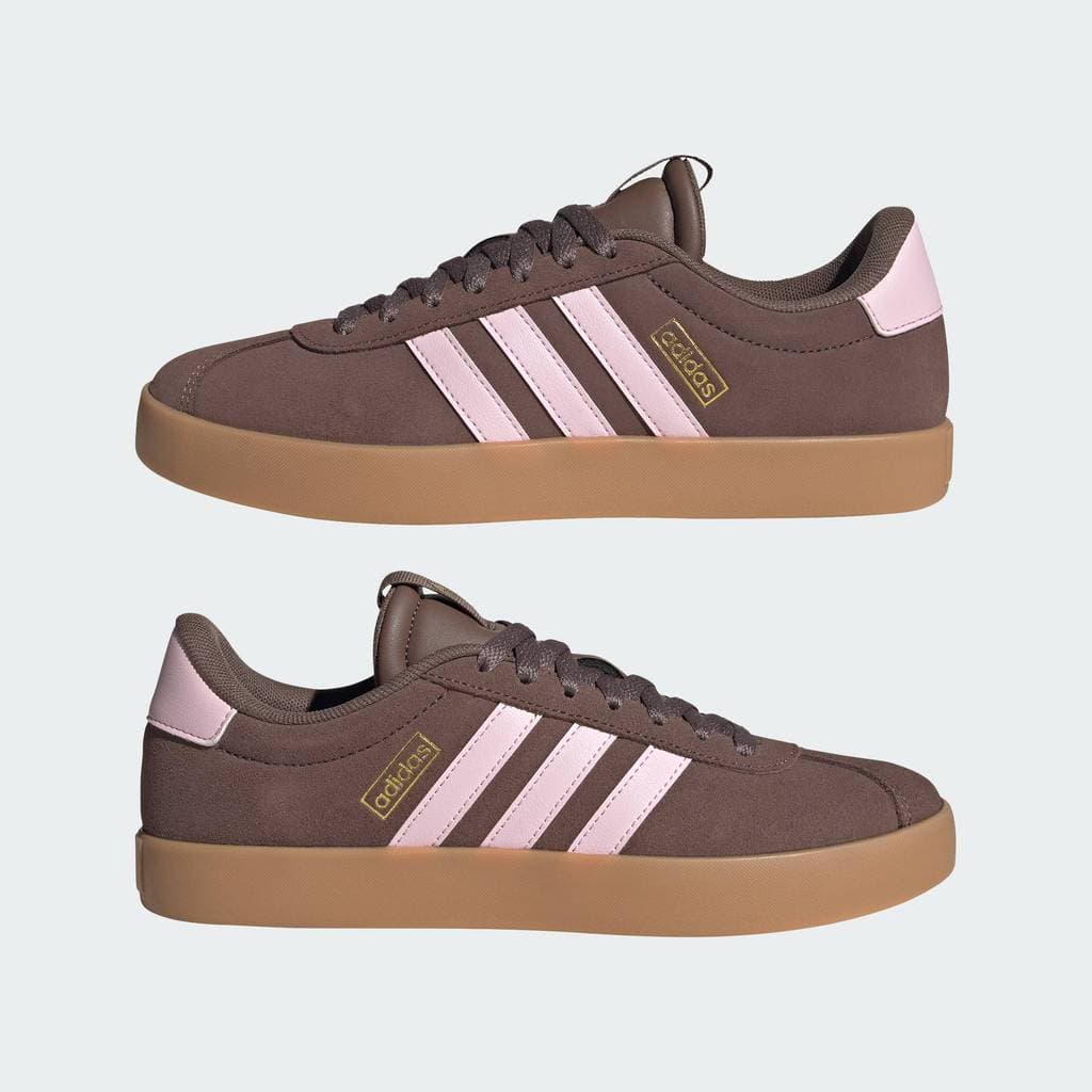 adidas ไลฟ์สไตล์ รองเท้า VL Court 3.0 ผู้หญิง สีน้ำตาล IH6516 รูปที่ 8