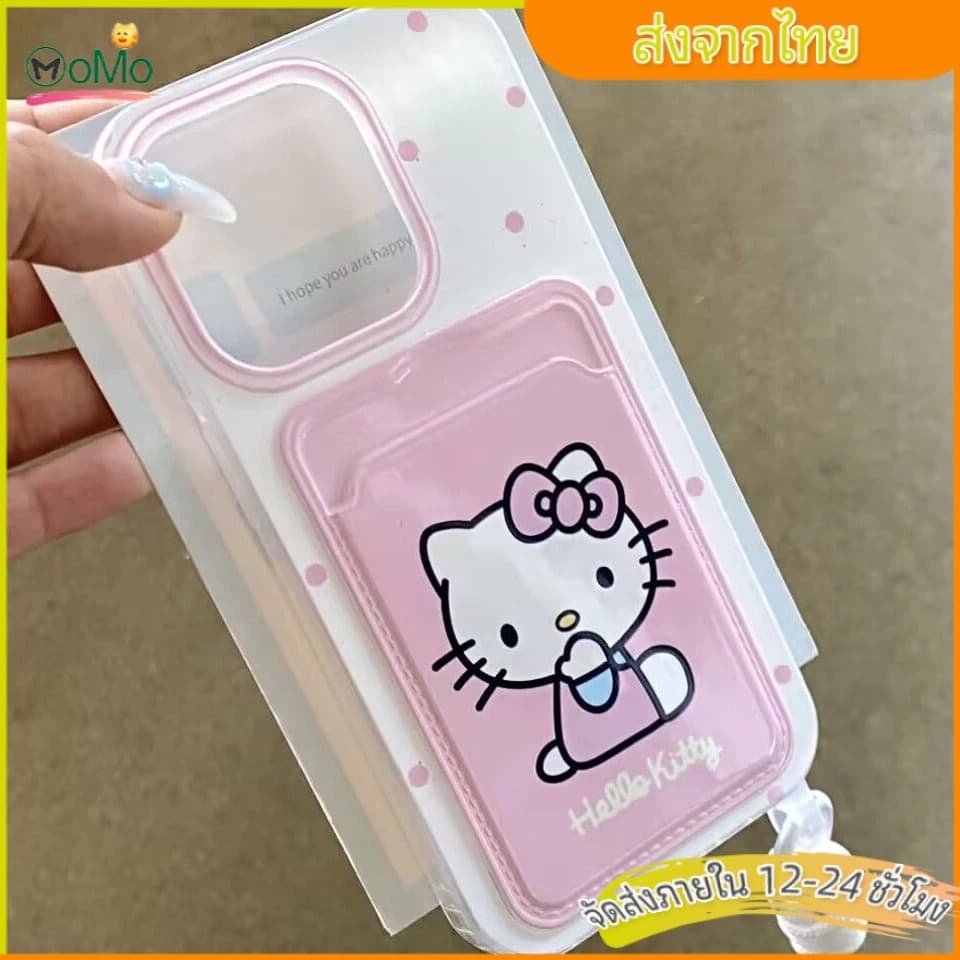 MOMO เคสสำหรับIPhone 16 15 14 13 12 11 Pro Max 7Plus 8 7 Plus X XR XS Max เคสไอโฟน น่ารักโบว์สีชมพูแฟชั่นการ์ตูนดูเดิล รูปที่ 7