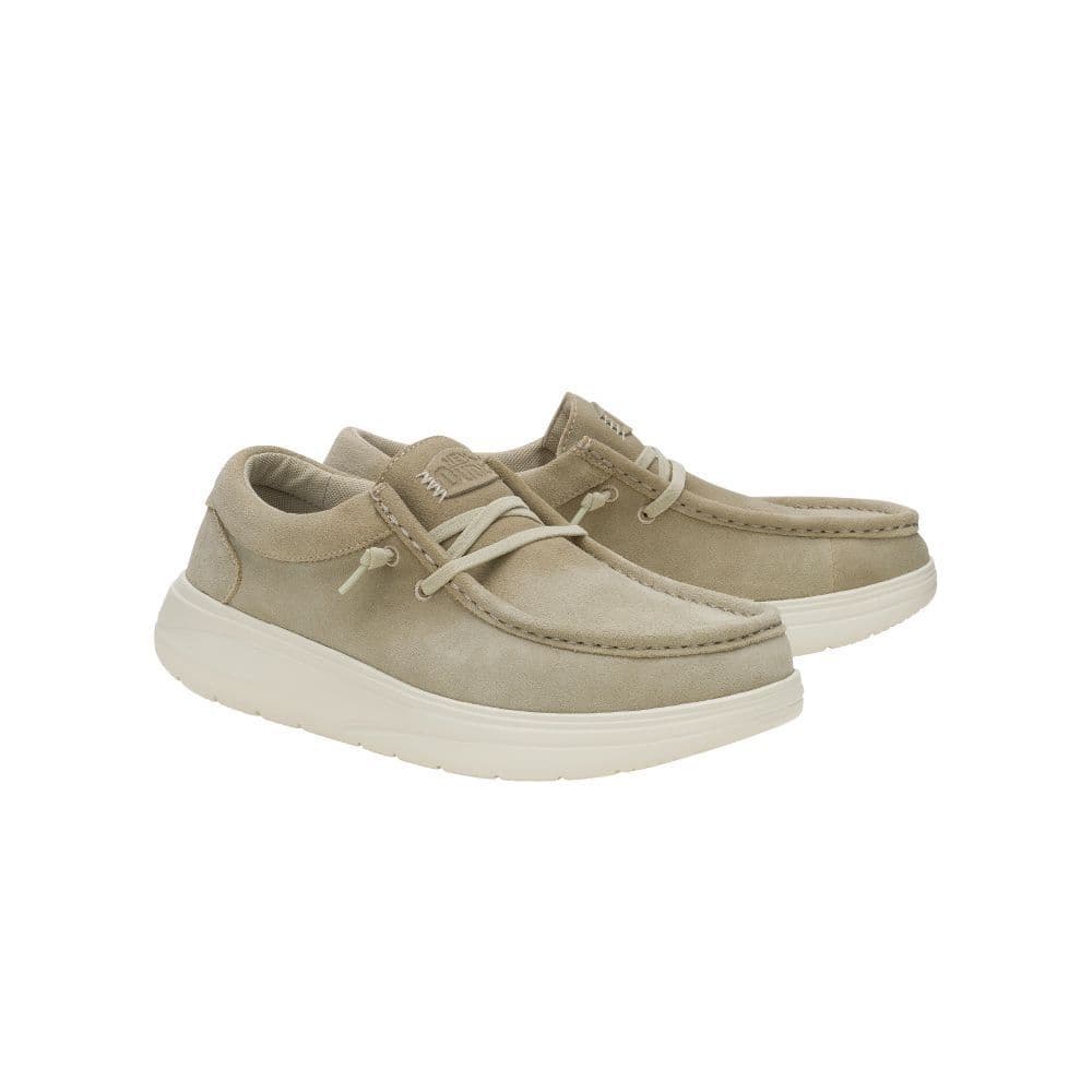 HEYDUDE รองเท้าลำลองผู้ชาย WALLY COMF SUEDE รุ่น 41975-1SN - STONE GREY/SILVER BIRCH รูปที่ 2