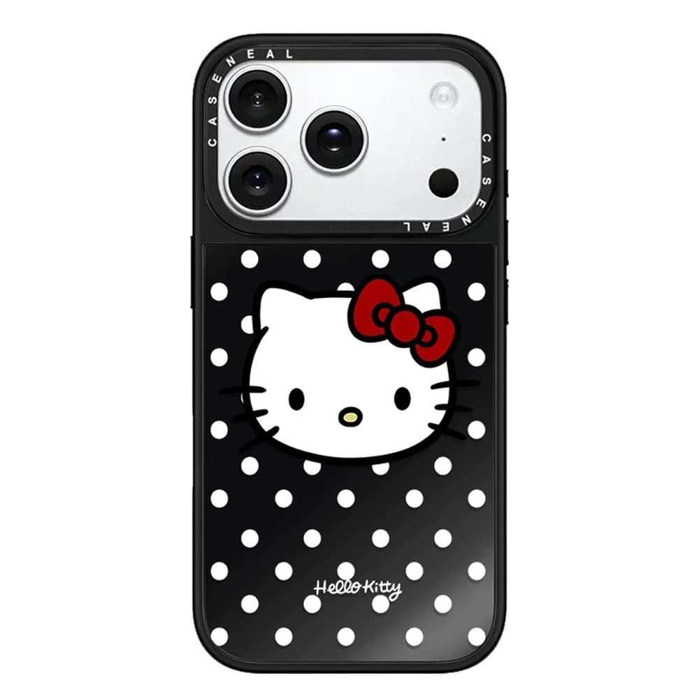 CASENEAL Wave Point Kittyคุณภาพสูงกระจกเคสโทรศัพท์เหมาะสําหรับiPhone 17ProMax 17pro 17 air 16promax 16 15promax 15 14promax 13 13Promaxแฟชั่นAnti Drop Hard Case รูปที่ 2