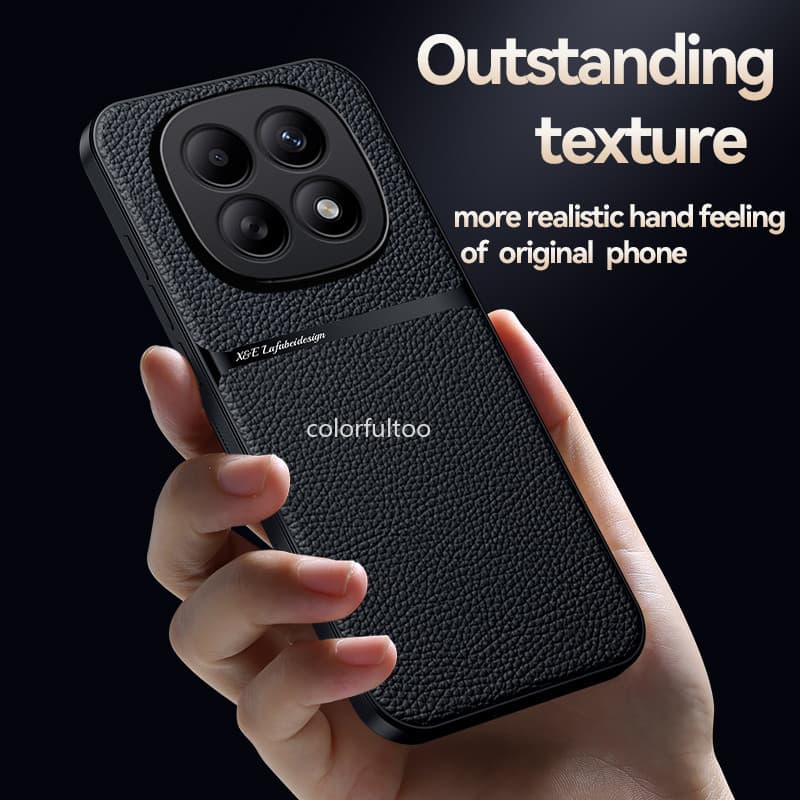 Redmiหมายเหตุ15 2026เคสโทรศัพท์สําหรับRedmiหมายเหตุ15 Pro Plus 15Pro + Note15Pro 4G 5Gหนังหรูหราผู้ถือรถแม่เหล็กกันกระแทกปลอกAnti-Fallกันชนกล้องเลนส์ปกป้องปกหลัง รูปที่ 2