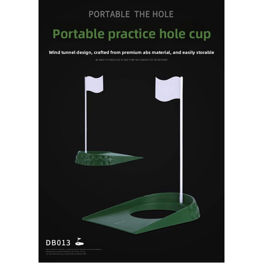 PGM หลุมซ้อมพัตต์ golf hole cup DB013 |ออฟฟิศ/ในร่ม |ABS เบา | ติดตั้งง่าย ใช้ซ้ำได้ รับประกันของแท้ รูปที่ 5