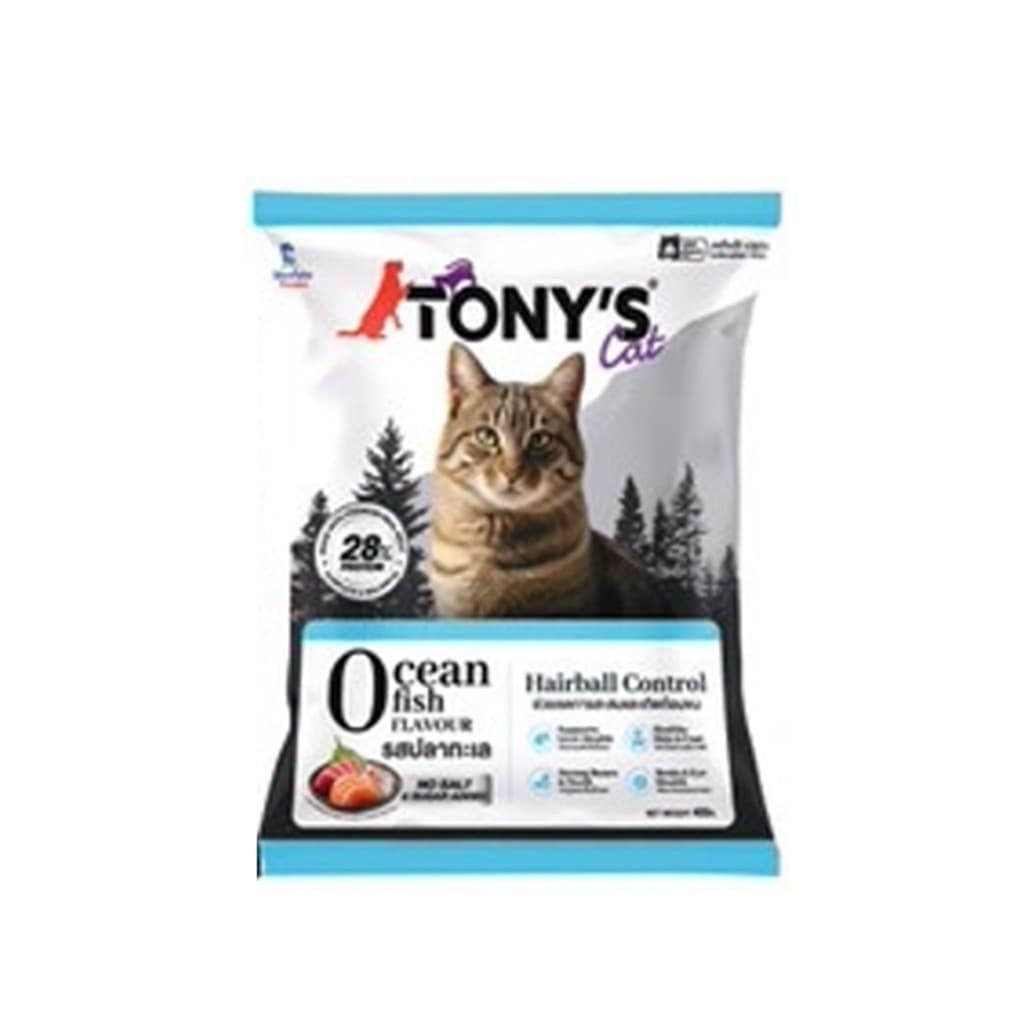 Deenee Cat / TONY'S Cat สูตรลดและเกิดก้อนขน ไม่มีเกลือ ดีต่อไตแมว 400 g. รูปที่ 4