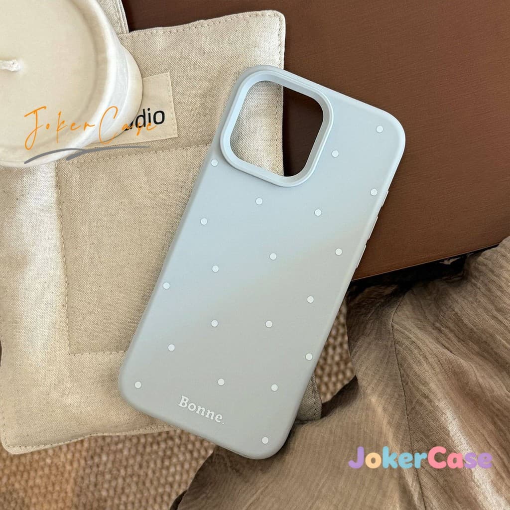 เคสสำหรับ iPhone 15 11 16 17 14 12 13 Pro Max 13 14 15 12Pro 16E 16 14 15 Plus เคสโทรศัพท์ลายจุดหลากสีเรียบง่ายและน่ารัก รูปที่ 4