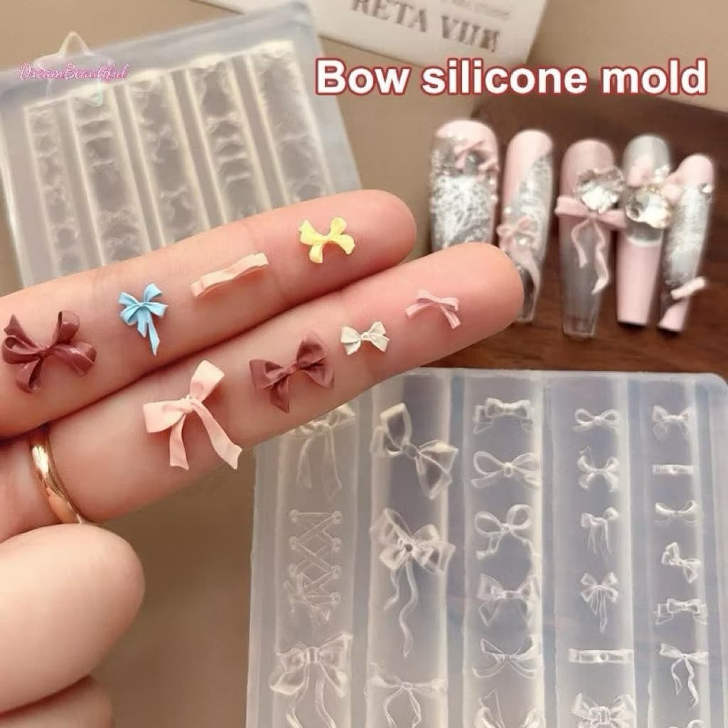 บล็อกซิลิโคน บล็อกทะเล ติตตี้ แม่พิมพ์ซิลิโคน DIY สำหรับตกแต่งเล็บ รูปที่ 3