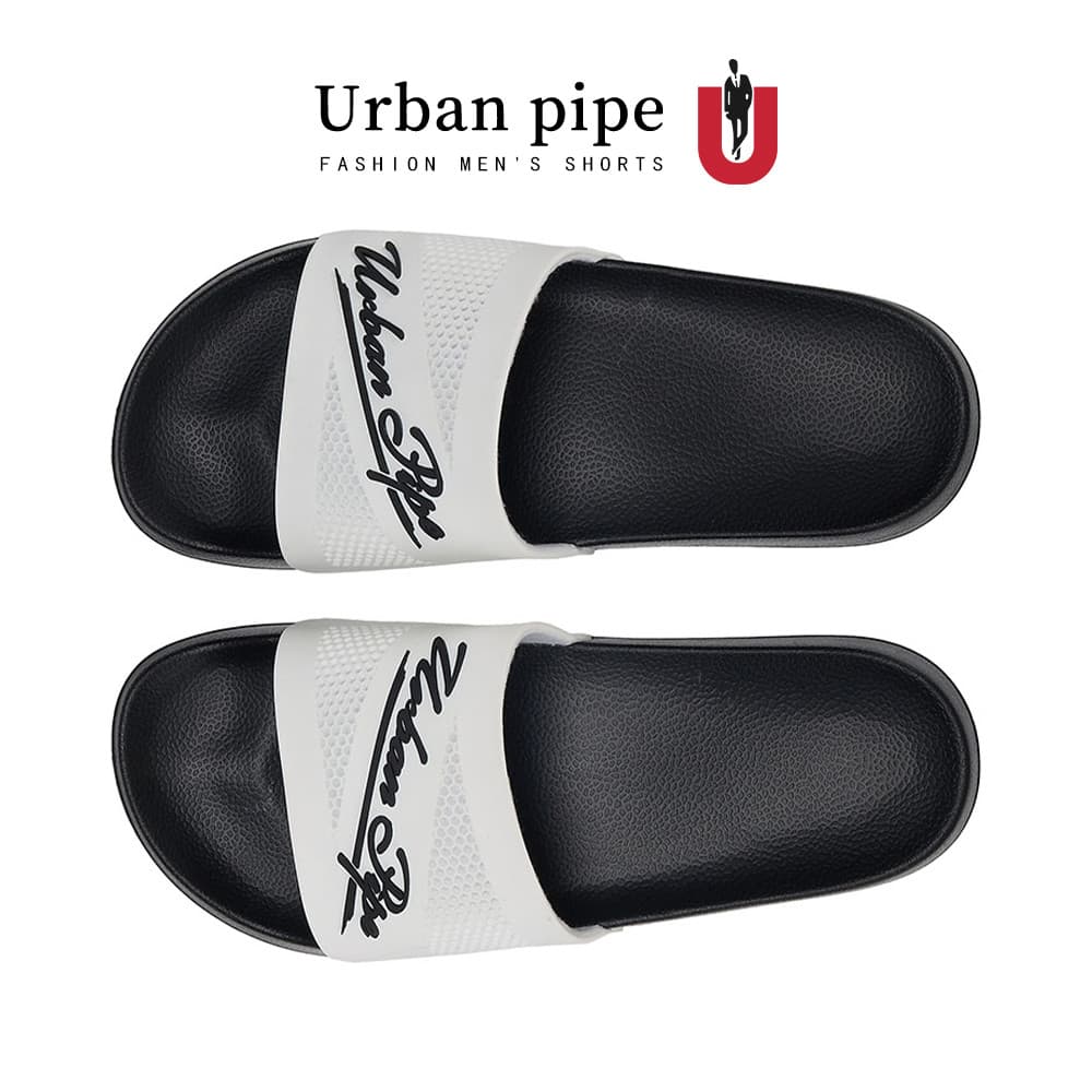URBAN PIPE EVA Panda Colorway สำหรับผู้ชาย คลาสสิก กันลื่น สไลด์ unisex รองเท้าแตะพื้นหนา ใส่ในร่ม 2507 รูปที่ 7