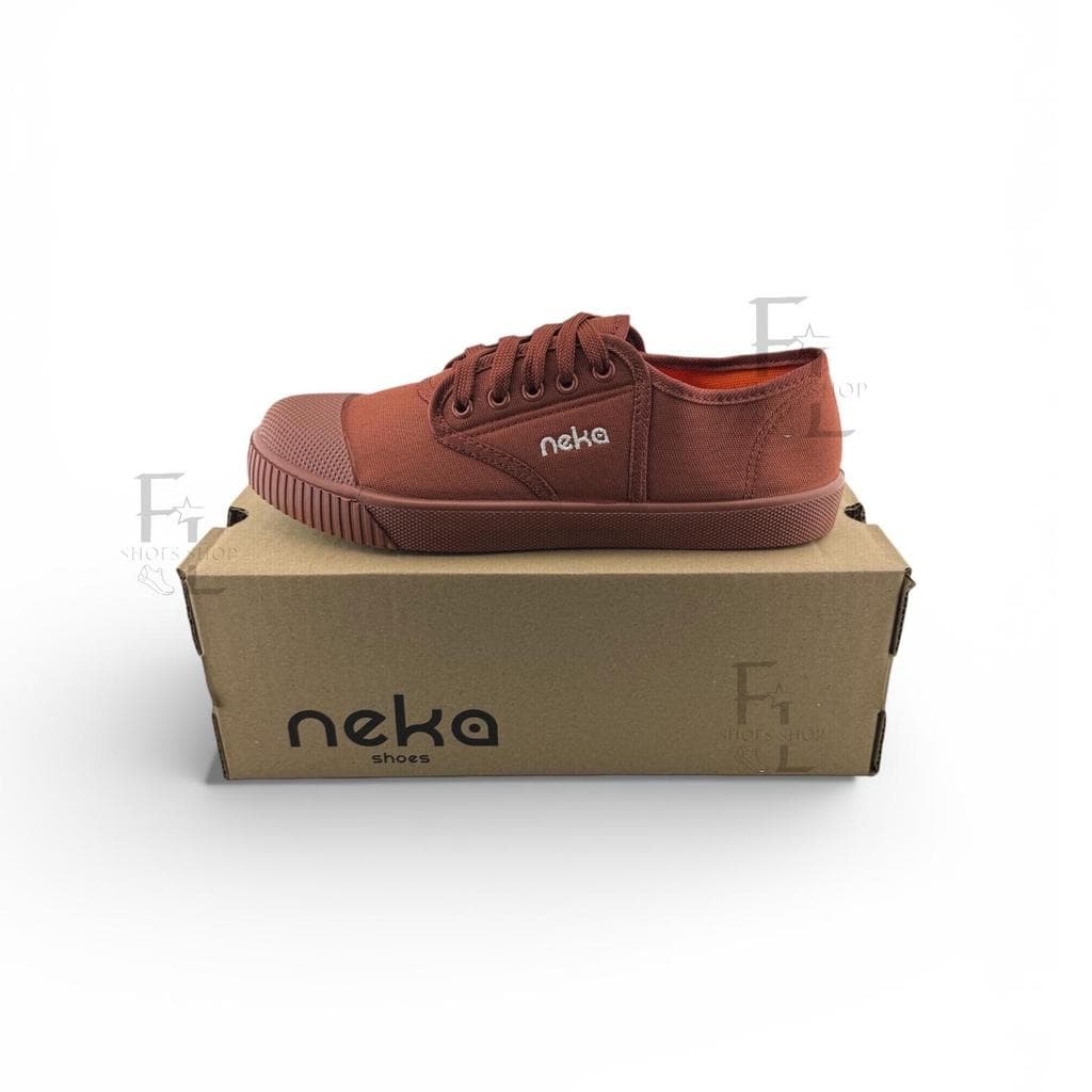 รองเท้านักเรียน รองเท้าผ้าใบ รองเท้าผ้าใบนักเรียน ใส่เรียน ยี่ห้อ neka สีดำ ขาว น้ำตาล เบอร์ 30-45 มีบิลเบิกโรงเรียน รูปที่ 6