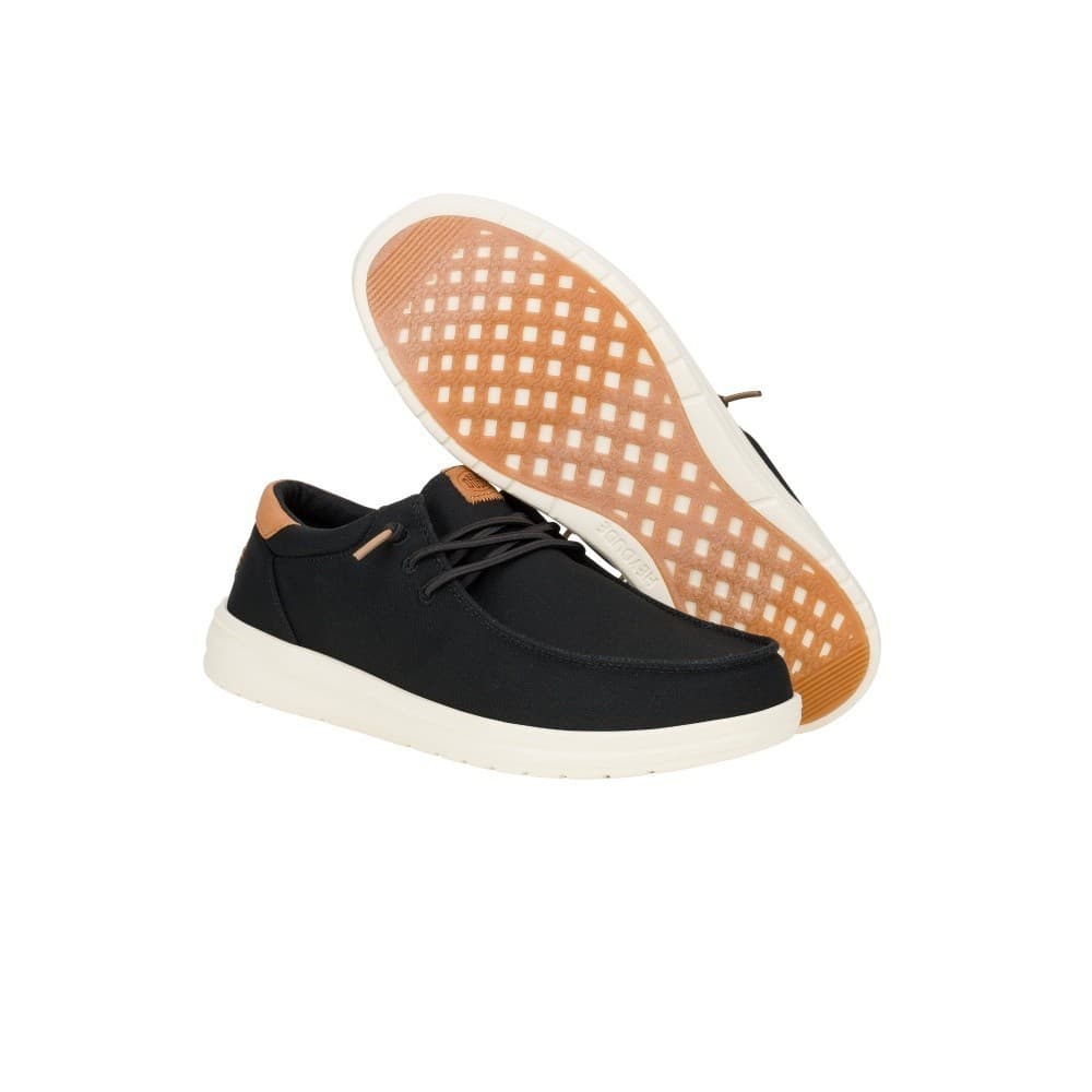 HEYDUDE รองเท้าลำลองผู้ชาย PAUL CANVAS รุ่น HD 43151-001 - BLACK รูปที่ 4