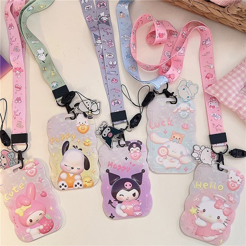 สายคล้องบัตร คล้องคอลายการ์ตูนน่ารัก พร้อมส่ง