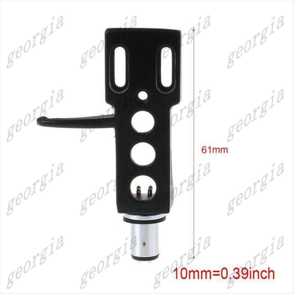 gorg331 ชิ้น Phono Turntable Headshell Mount Phonoograph ผู้ถือหัว Stylus ตะกั่วลวดโลหะสีดําสําหรับ LP Disc เครื่องเล่นบันทึก รูปที่ 9
