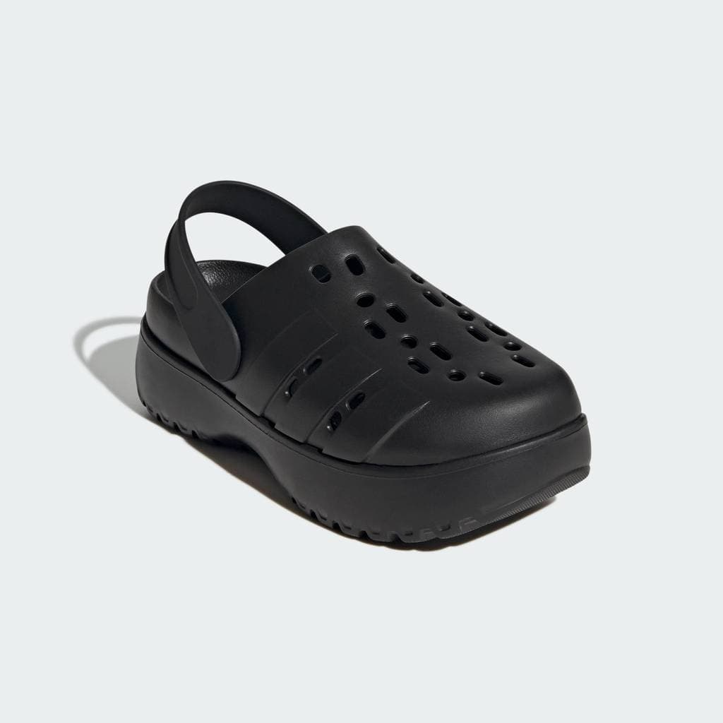 adidas ว่ายน้ำ & ไลฟ์สไตล์ รองเท้าคล็อกทรงหนา Adilette ผู้หญิง สีดำ JP9577 รูปที่ 5