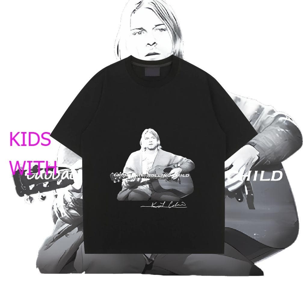 วงดนตรี เสื้อวงลายเท่ๆ ขายถูก ระบายอากาศได้(มีเก็บเงินปลายทางจ้าเสื้อยืดคอกลมเสื้อยืดเด็ก เชิ้ต เด็กผู้ชาย #1448 รูปที่ 5