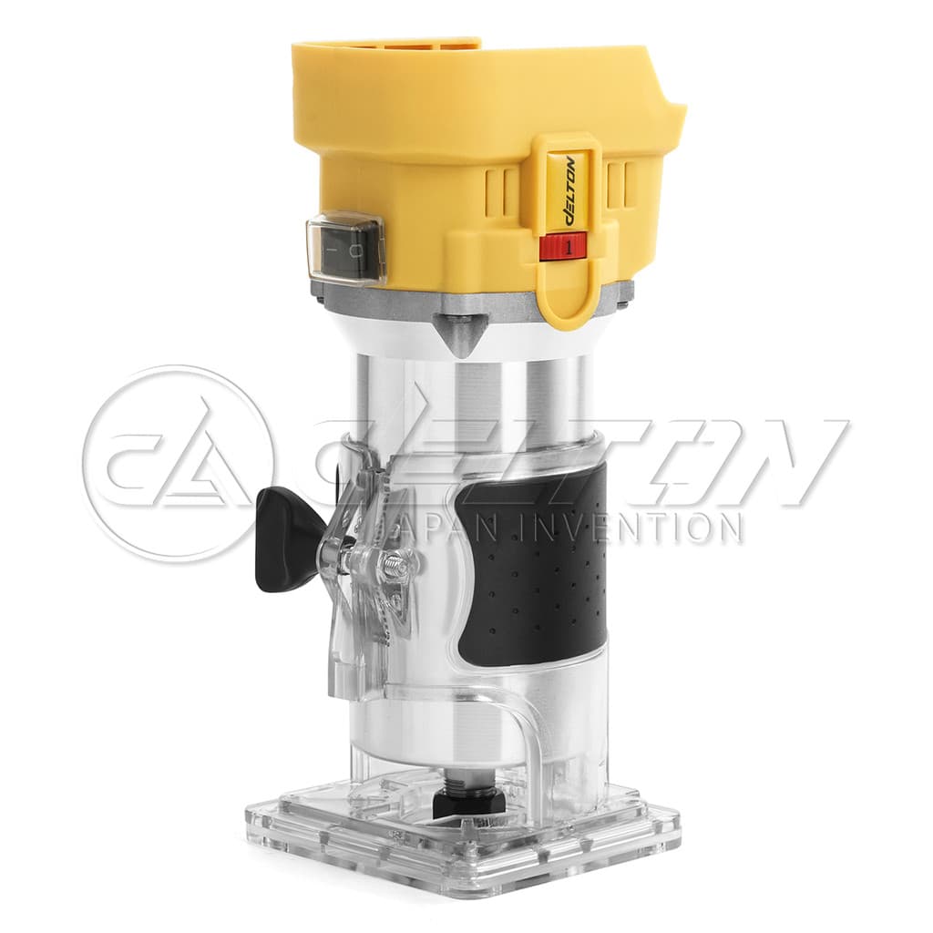 DELTON เครื่องเซาะร่อง ทริมเมอร์ไร้สาย 1/4นิ้ว 600W รุ่น CV-901R ใช้งานร่วมกับแบตเตอรี่ DELTON UltraFlex และ TURBO FORCE รูปที่ 2