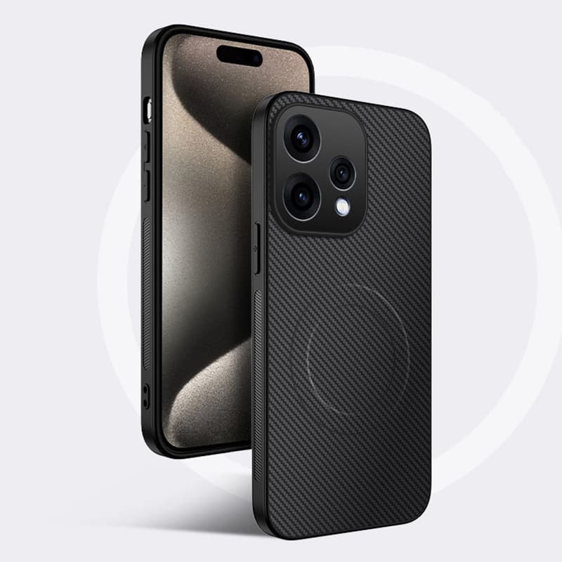 สําหรับ OPPO Reno 15F 14F 13F 12F 15 Pro Max Reno 15 14 13 12 10 11 Pro 15 Pro Mini คาร์บอนไฟเบอร์หนังแม่เหล็กเคสโทรศัพท์ป้องกันกล้องกันกระแทกซิลิโคนอ่อนนุ่มฝาครอบ รูปที่ 1