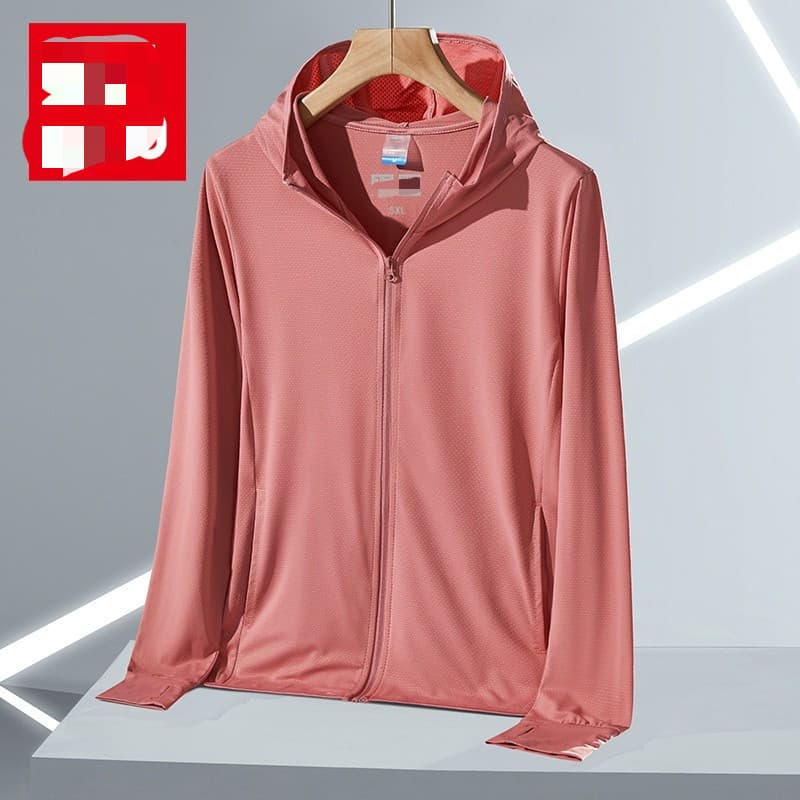 Linke เสื้อกันยูวี UPF50+ เสื้อแจ็กเก็ตแขนยาว มีฮู้ด แต่งซิป ไร้รอยต่อ เหมาะกับใส่เล่นโยคะ ออกกําลังกาย สําหรับผู้หญิง รูปที่ 3