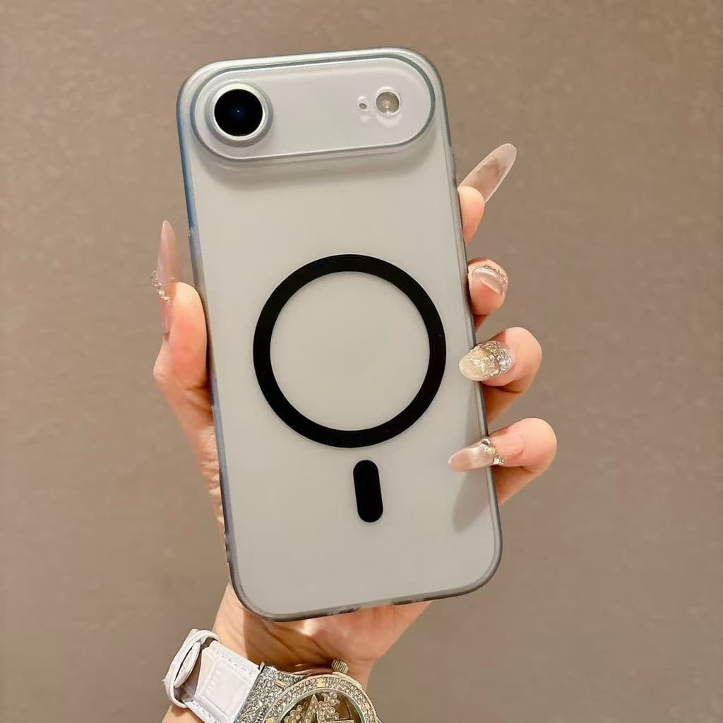 Ice Mist Frosted Magnetic TPU Soft Case สําหรับ iPhone 17 Pro Max 16 15 14 13 12 11 SE รูปที่ 5