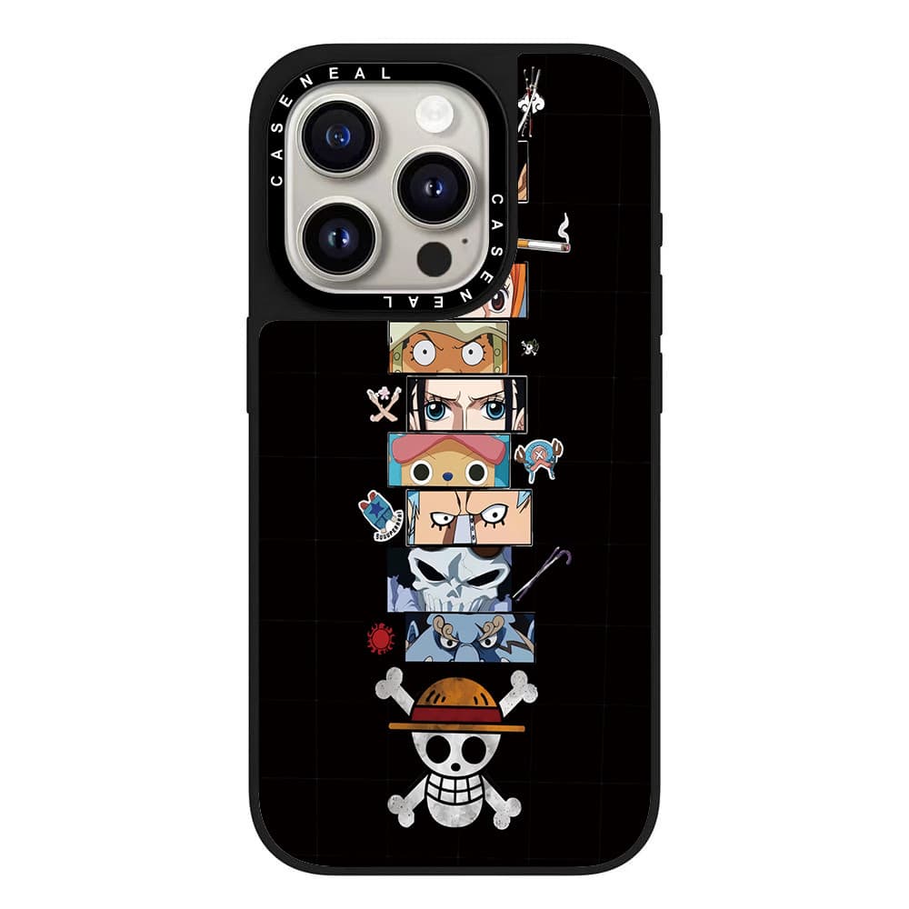 CASENEAL ตัวละครอะนิเมะคุณภาพสูงกระจกเคสโทรศัพท์เหมาะสําหรับiPhone 17ProMax 17pro 17 air 16promax 16 15promax 15 14promax 13 13Promaxแฟชั่นAnti Drop Hard Case รูปที่ 3