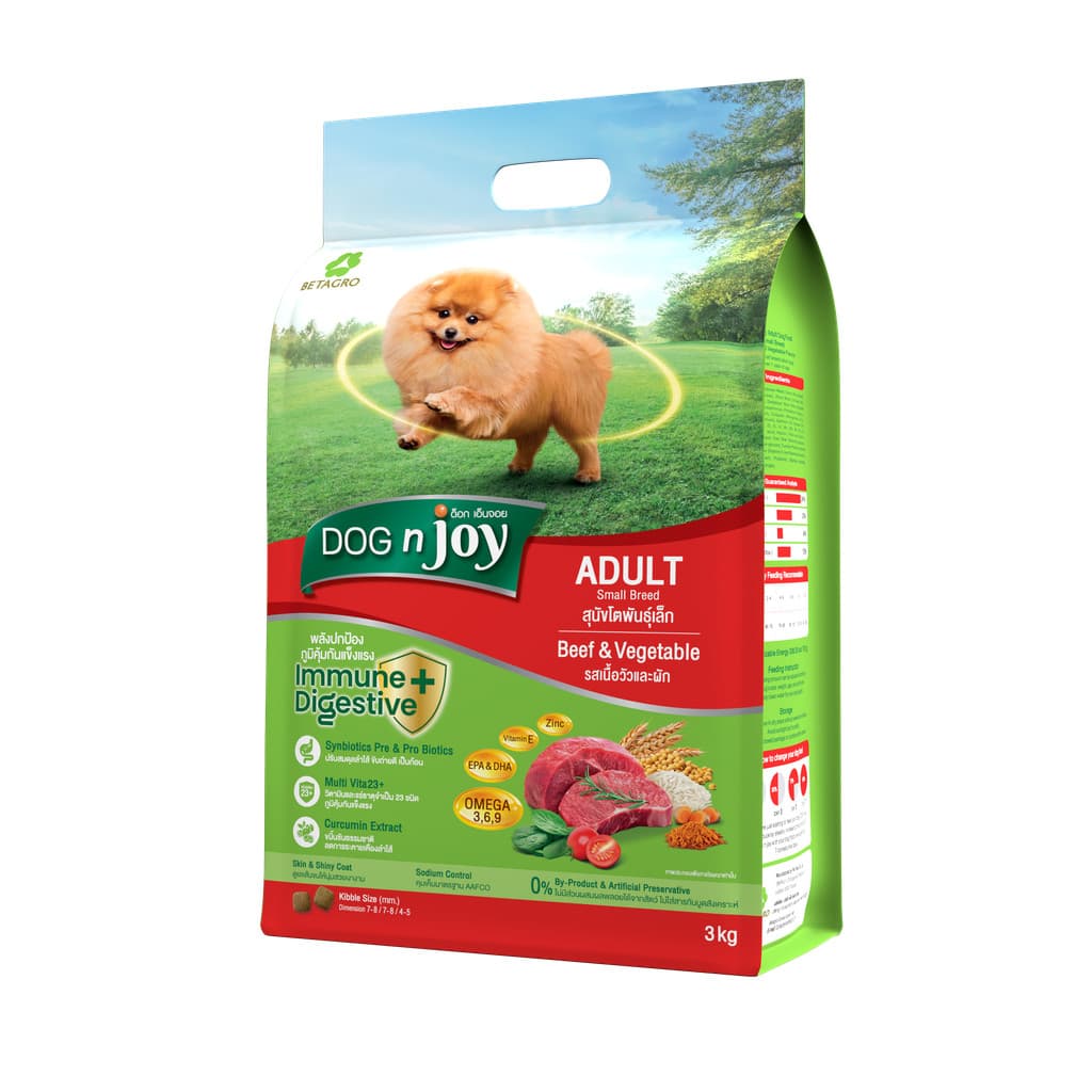 Dog n Joy ด็อกเอ็นจอย อาหารเม็ดสุนัข เกรดพรีเมียม สำหรับอาหารสุนัขโต 1 ปีขึ้นไป ขนาด 3 kg รูปที่ 7