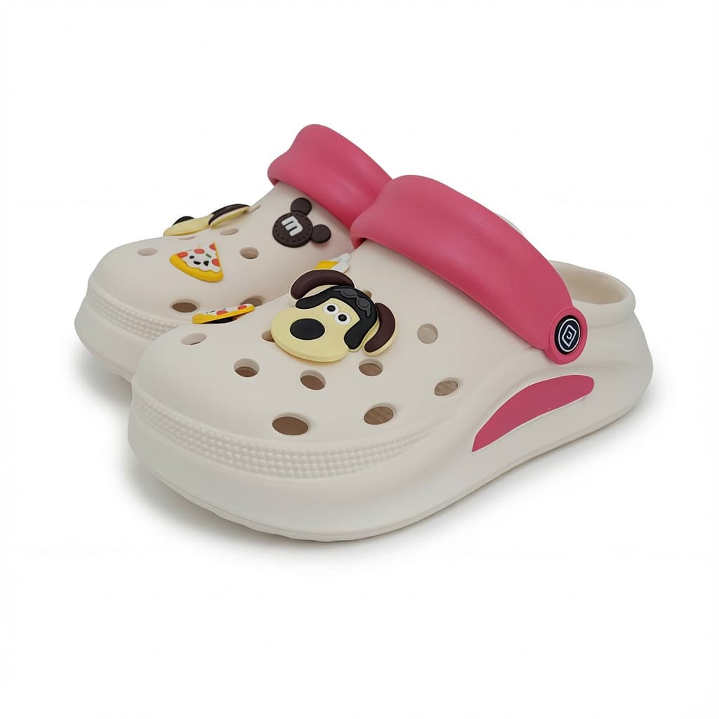 Girls' sandalsรองเท้าแตะพื้นหนารองเท้าแตะนุ่มกันลื่นลำลอง​เป็นที่นิยมแบบสวมกันลื่น รูปที่ 2