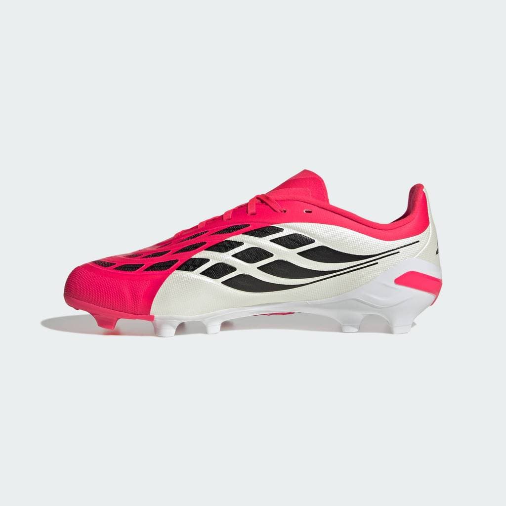 adidas ฟุตบอล รองเท้าฟุตบอล PREDATOR LEAGUE Firm Ground สำหรับเด็ก เด็ก สีแดง JR7888 รูปที่ 7